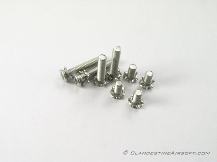 ZCI V2 Stainless Steel Screw Set - Click Image to Close