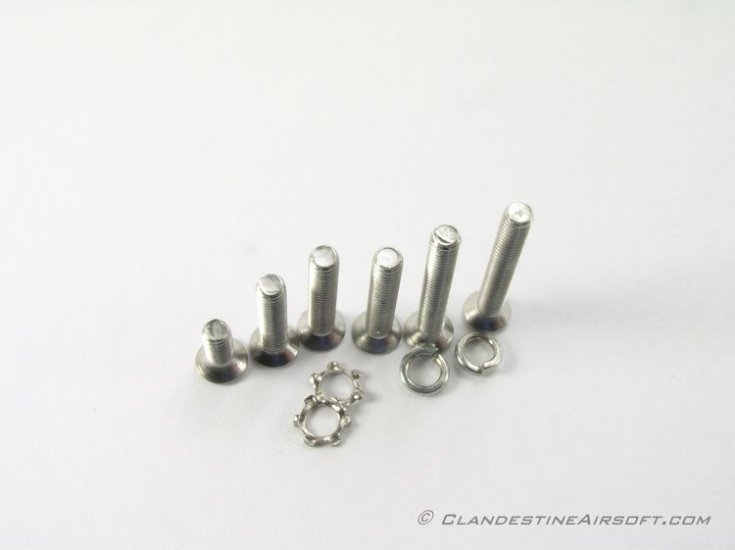 ZCI V3 Stainless Steel Screw Set - Click Image to Close