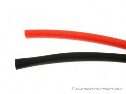 4.8mm 3:1 Adhesive Lined Heat-shrink - 1ft - 6in Red & 6in Black