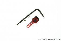 SHS CNC Aluminum M4 Selector Lever - Red