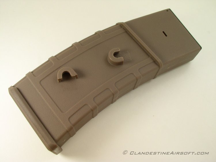 (image for) Lonex M4 Tactical Flash Mag 360 Round High Cap - Brown