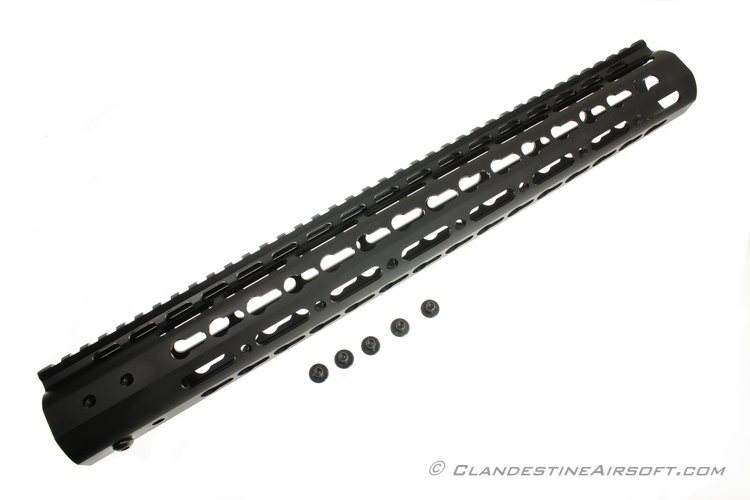 ZCI 15” Keymod RIS Aluminum Handguard - Click Image to Close